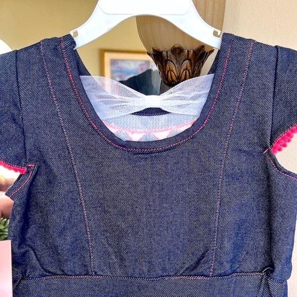 Brand New Little Lass 2-Piece Set Western Cowgirl Heart Ruffle Striped Leggings - Picture 6 of 12